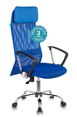 Кресло руководителя KB-6N, синяя сетка
