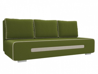 Диван-кровать Приам, зеленый микровельвет