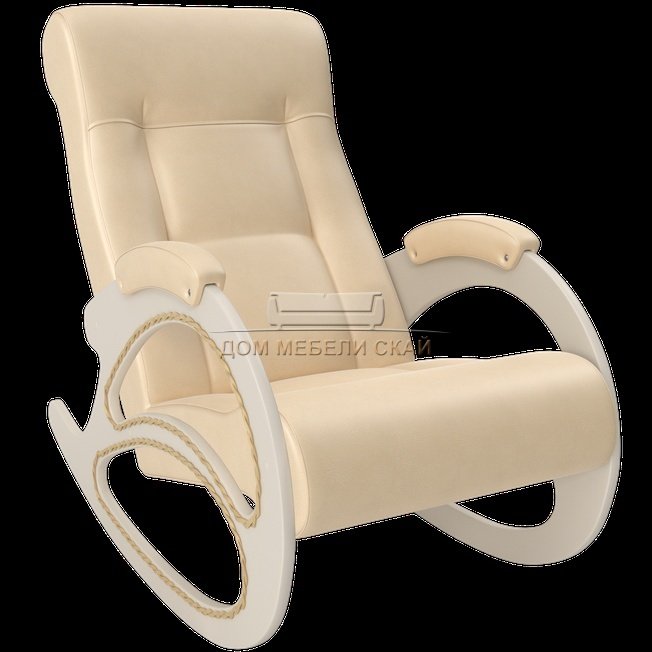 Кресло-качалка Модель 4, дуб шампань/polaris beige