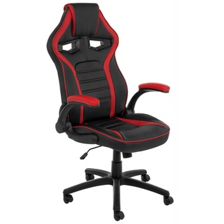 Компьютерное кресло Monza 1, красно-черное