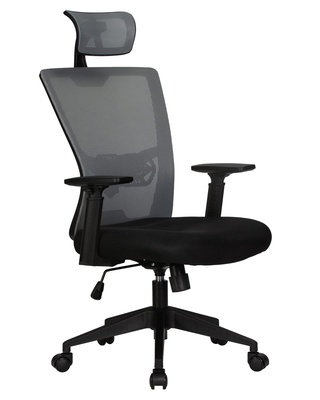 Офисное кресло NIXON, чёрное/серая сетка