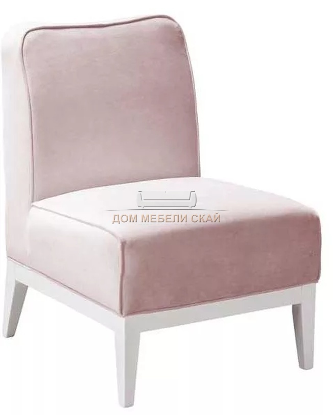Кресло Giron, розовый велюр