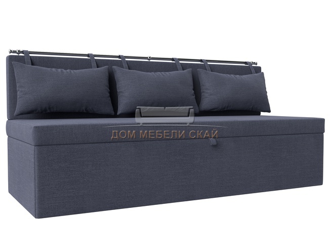 Кухонный диван со спальным местом Метро, серый/рогожка