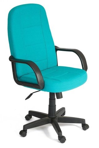 Кресло офисное CH747, бирюзовая рогожка