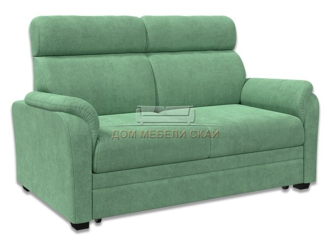 Диван-кровать Омега 1200, зеленый велюр