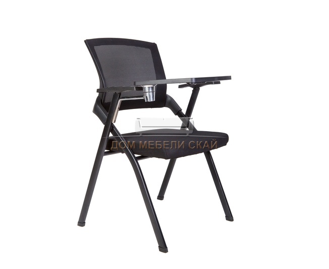 Кресло офисное Пинин смарт, черная сетка/черная ткань