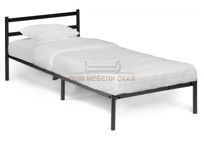Кровать односпальная 80х200 Фади-02, черная