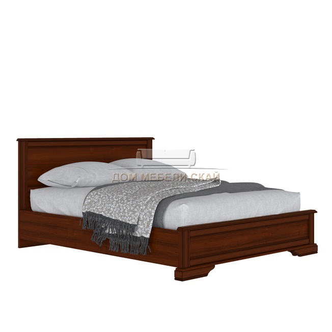 Каркас двуспальной кровати 160x200 Стилиус LOZ/160, орех донской