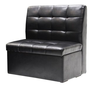 Кухонный диван-скамья Модерн 800, черный