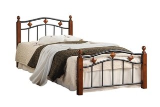 Кровать односпальная металлическая AT-126 90x200