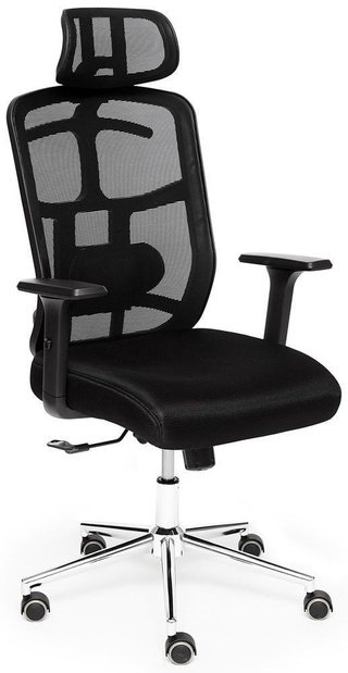 Кресло офисное MESH-6, черная ткань