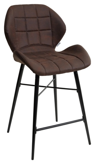 Полубарный стул MARCEL, темно-коричневого цвета