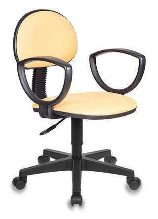 Кресло офисное CH-213AXN, желтая ткань