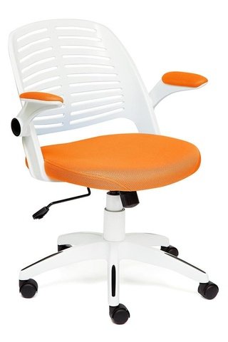Кресло офисное Джой JOY, оранжевая сетка