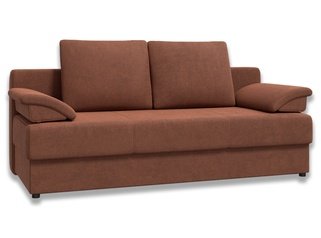 Диван-кровать Лира 1400, коричневый велюр
