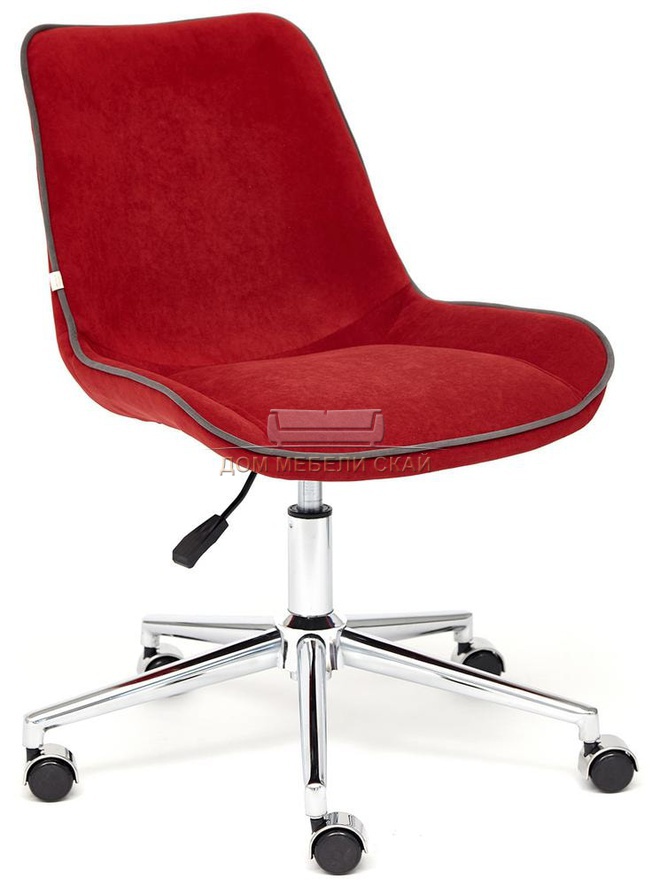 Офисное кресло Style, бордовый велюр