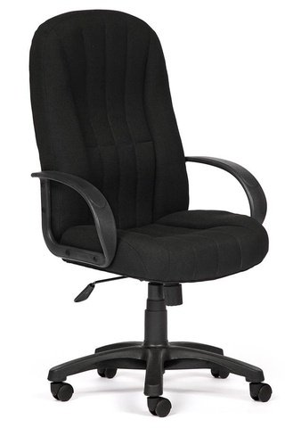 Кресло офисное CH833, черная экокожа