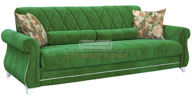 Диван-кровать Роуз, зеленый ТД 115