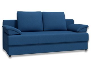 Диван-кровать Лира 1600, синяя рогожка