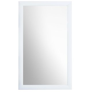 Зеркало навесное в багете Катаро-1, белый шелк