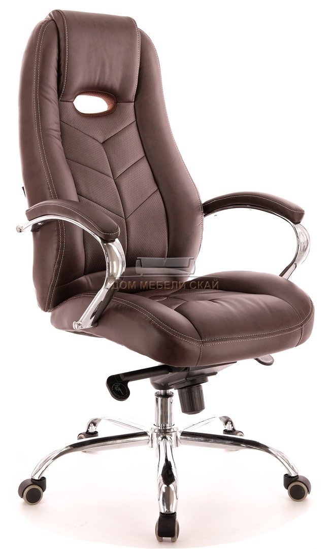 Кресло офисное Drift M, кожа коричневая
