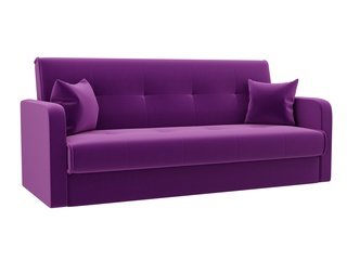 Диван-кровать Надежда, фиолетовый/микровельвет