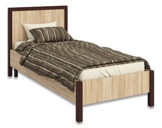 Кровать односпальная Bauhaus 900, дуб сонома