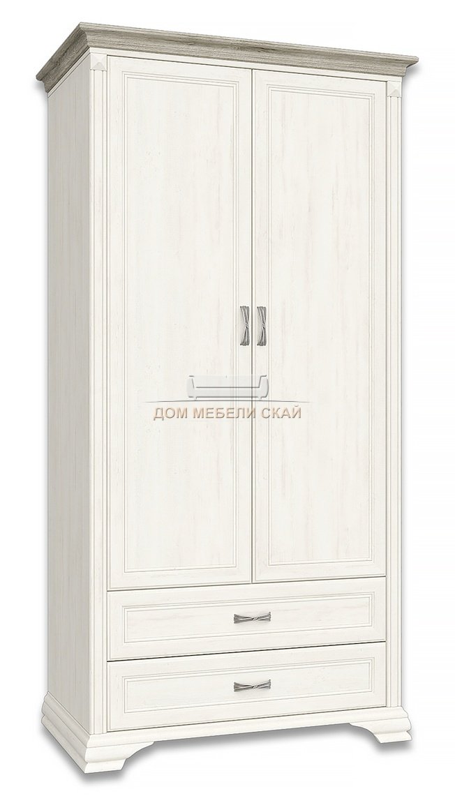 Шкаф 2-дверный с ящиками Монако 2DG2S, сосна
