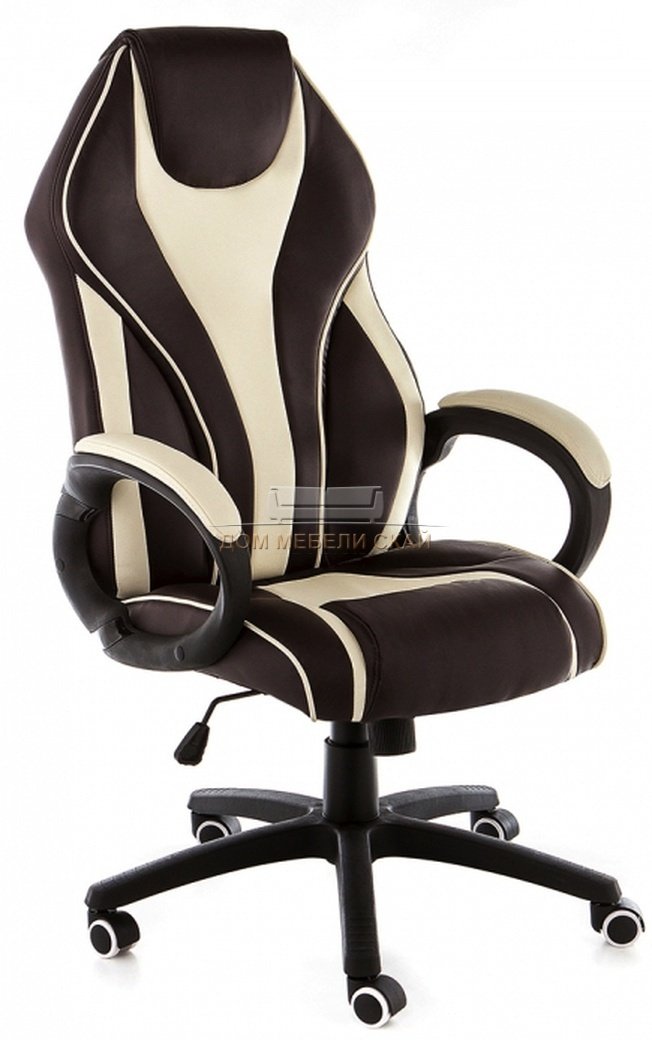 Компьютерное кресло Danser, коричневое/бежевое