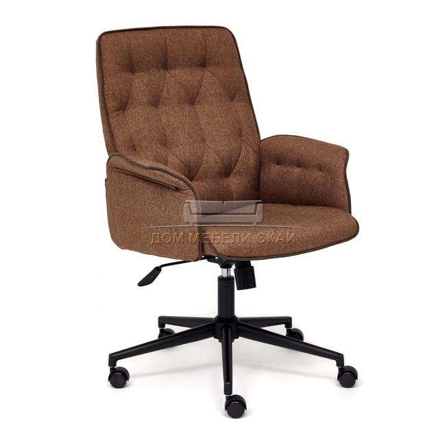 Кресло офисное MADRID, рогожка коричневая F25/ЗМ7-147
