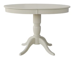 Стол обеденный раздвижной овальный Фламинго 6, слоновая кость