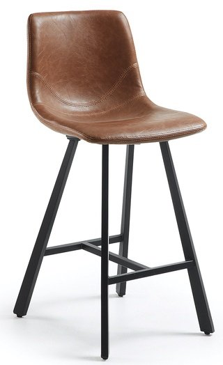 Полубарный стул Trac, коричневый