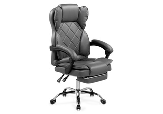 Компьютерное кресло Kolson, экокожа серая gray