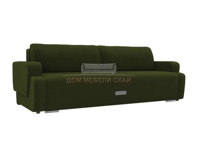 Диван-кровать Ника, зеленый/микровельвет