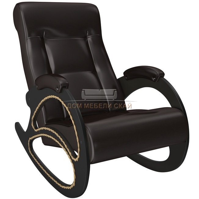 Кресло-качалка Модель 4, венге/oregon perlamutr 120