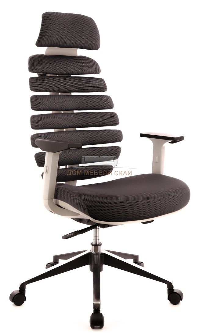 Кресло офисное Ergo Grey, ткань серая