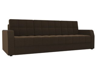 Диван-кровать Атлантида Б/С, коричневый/микровельвет