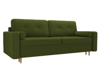 Диван-кровать Белфаст, зеленый/микровельвет