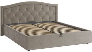 Кровать двуспальная 160x200 Верона 2 с подъемным механизмом, какао