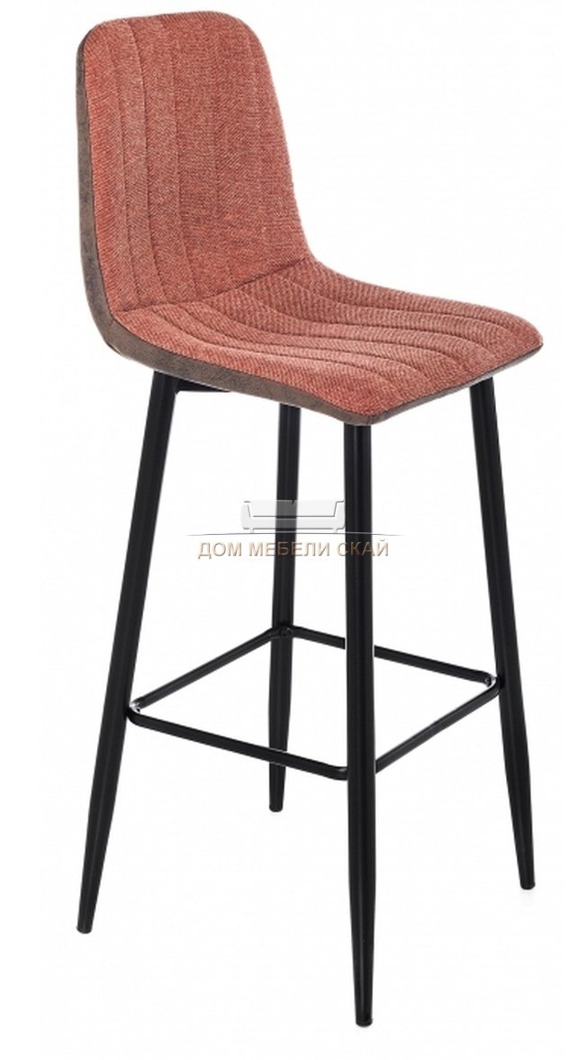 Барный стул Marvin, terracotta/brown рогожка коричневого цвета