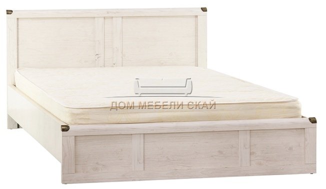 Кровать полутороспальная Магеллан 1400 с подъемным механизмом, сосна винтаж