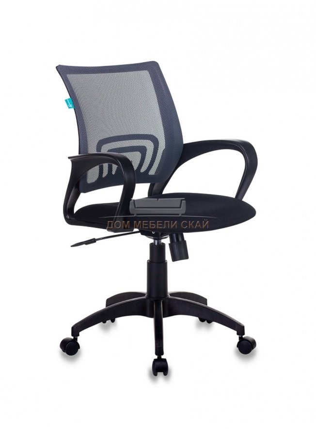Кресло офисное CH-695N, черная ткань/серая сетка