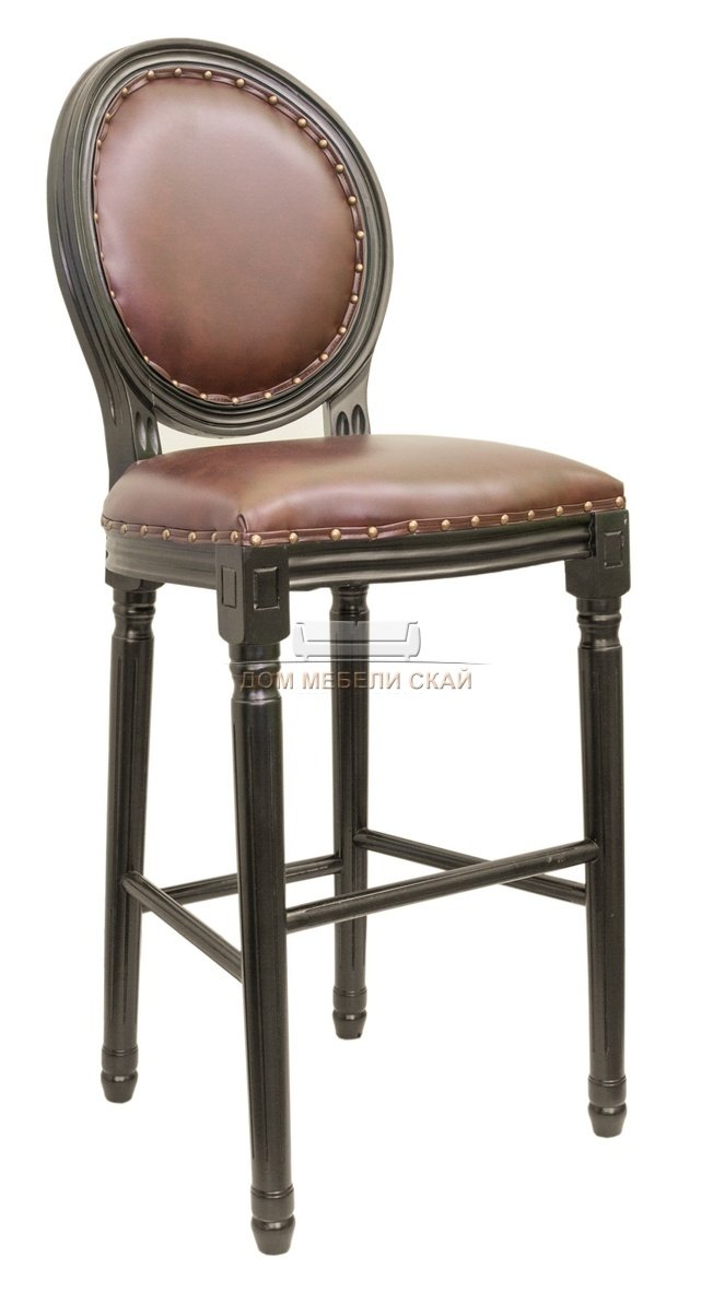 Барный стул Filon, brown ver2 экокожа коричневого цвета