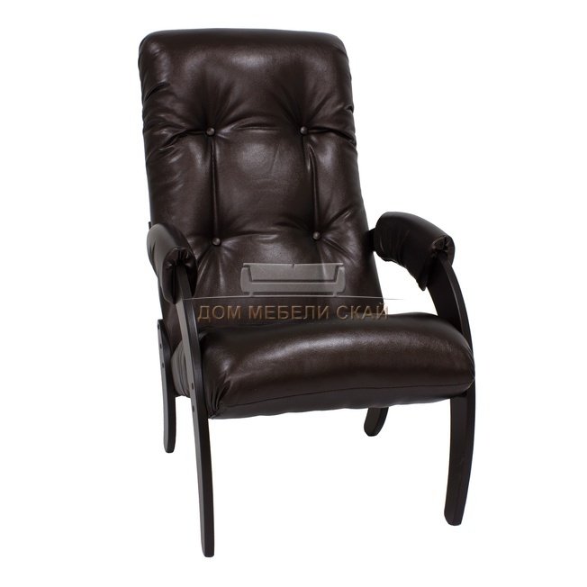 Кресло для отдыха Модель 61, венге/oregon perlamutr 120