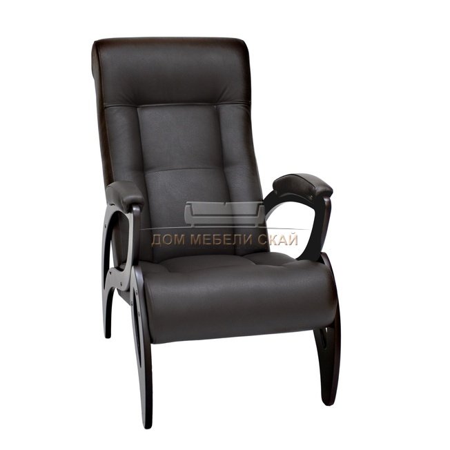 Кресло для отдыха Модель 51, венге/dundi 108