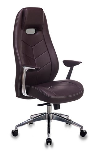 Кресло руководителя ZEN, коричневая натуральная кожа
