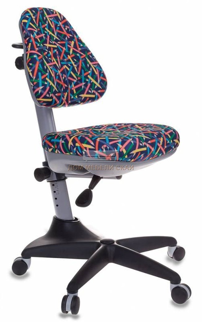 Кресло детское KD-2, синяя ткань