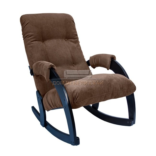 Кресло-качалка Модель 67, венге/verona brown
