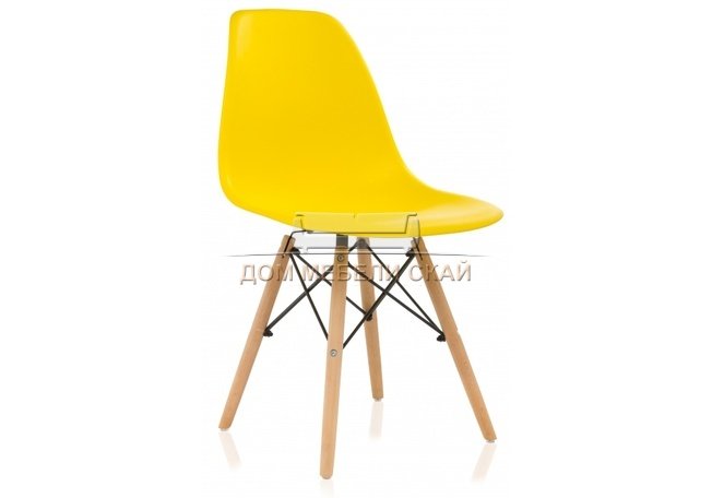 Стул Eames PC-015, yellow желтого цвета