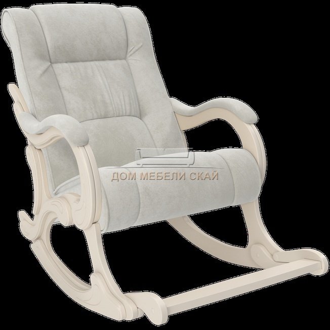 Кресло-качалка Модель 77, дуб шампань/verona light grey